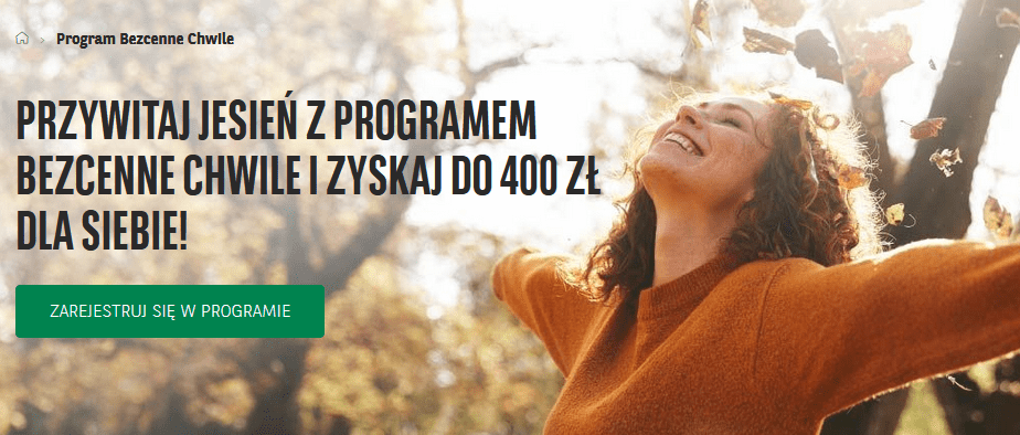 bnp paribas bezcenne chwile promocja 400 zł