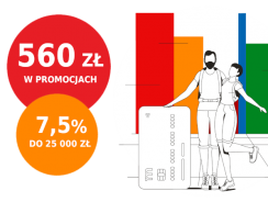 Promocja mBank: 560 zł za założenie eKonta i do 7,5% dla oszczędności
