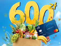 Promocja CitiBank: 600 zł na zakupy w sklepach Biedronka za wyrobienie karty kredytowej