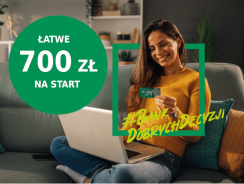 Promocja BNP Paribas: 700 zł + 400 zł na start za konto + 6% dla oszczędności