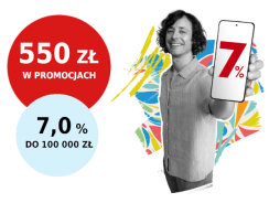 Promocje Pekao: 400 zł za konto + 150 zł dla dziecka + 7% dla oszczędności